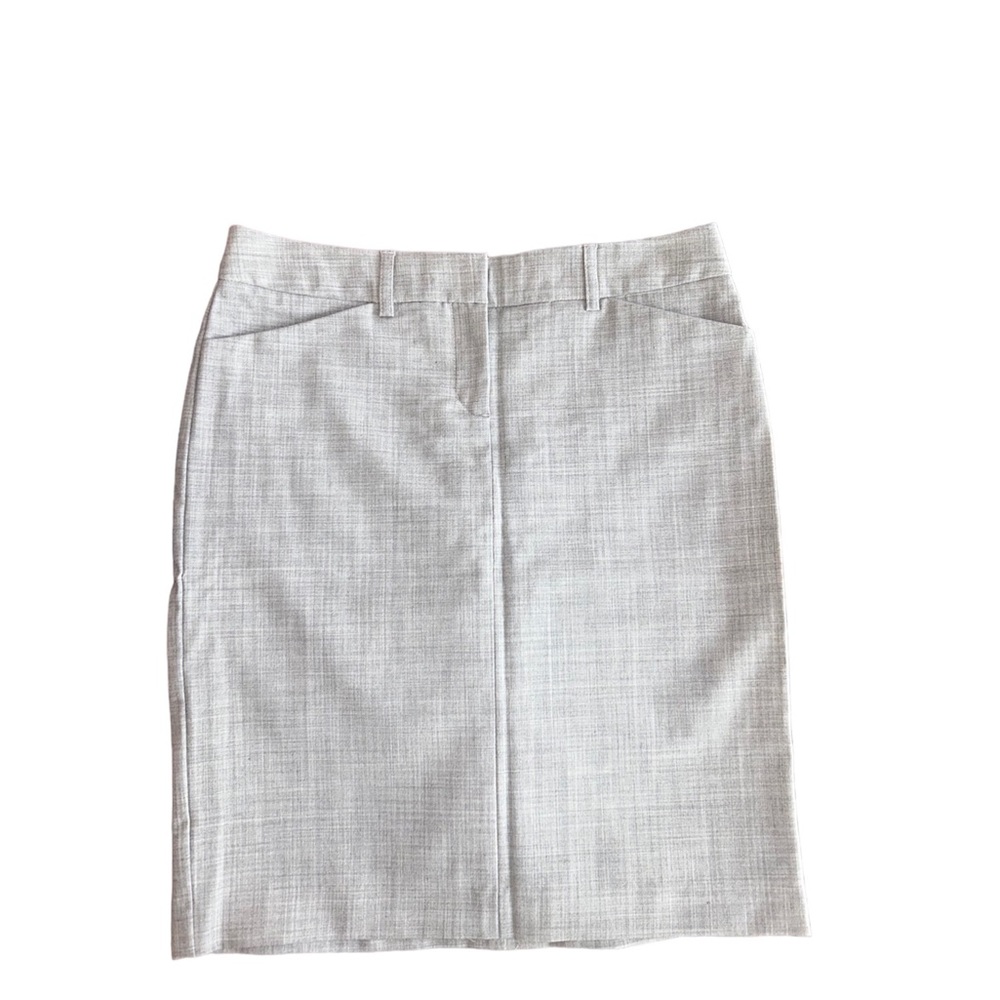Express Design Studio Women Pencil Mini Skirt - Light Gray - Size 2